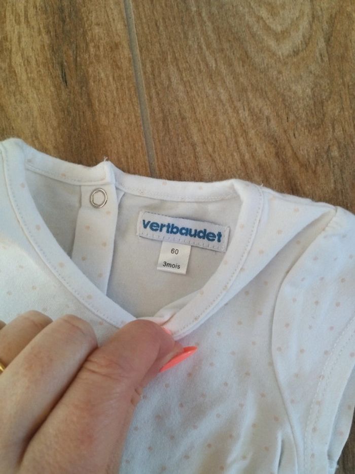 Lot de 7 t-shirts manches courtes été fille 3 mois - photo numéro 5