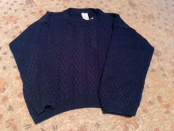 pull fille bleu marine 8 ans