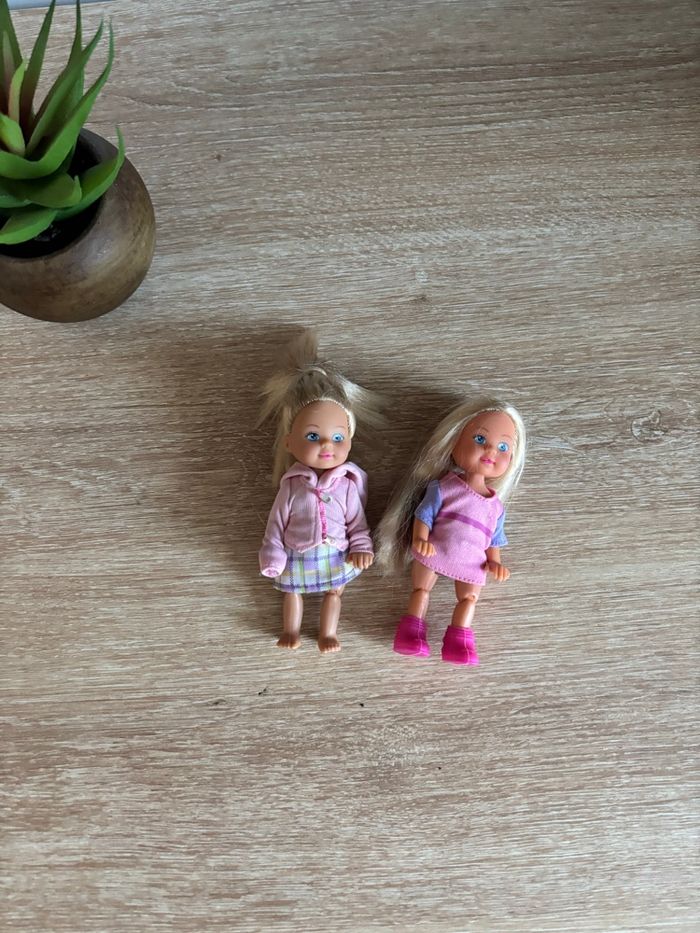 Lot deux poupées petite fille simba - photo numéro 1