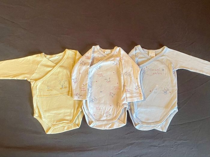 Lot bodies hiver  6 mois