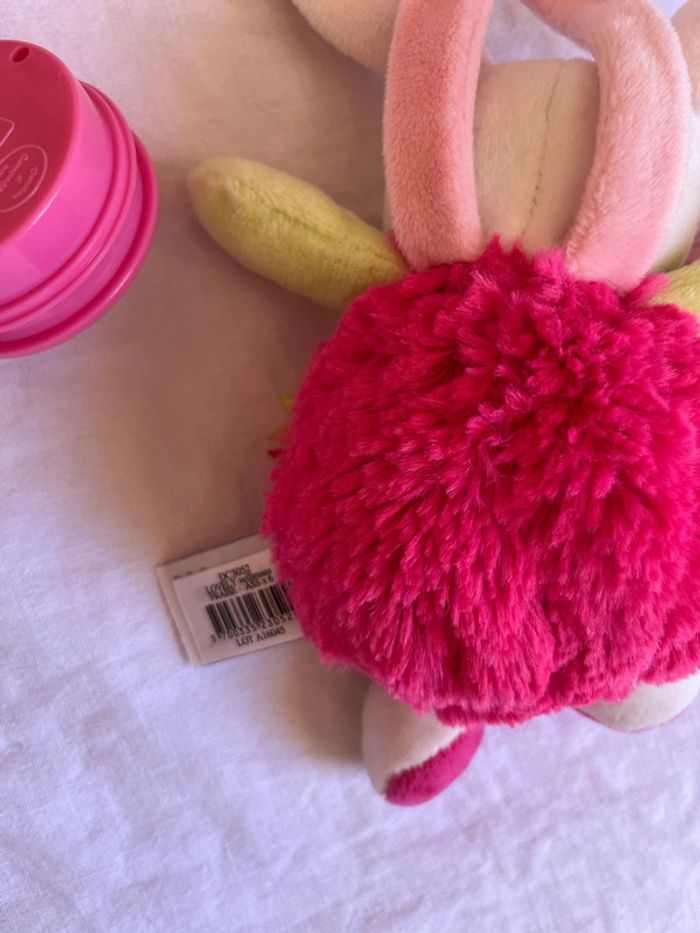 Doudou avec lumière douce rose - photo numéro 5