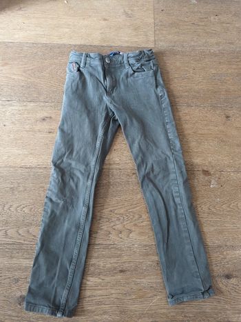 Jean slim.kaki okaidi