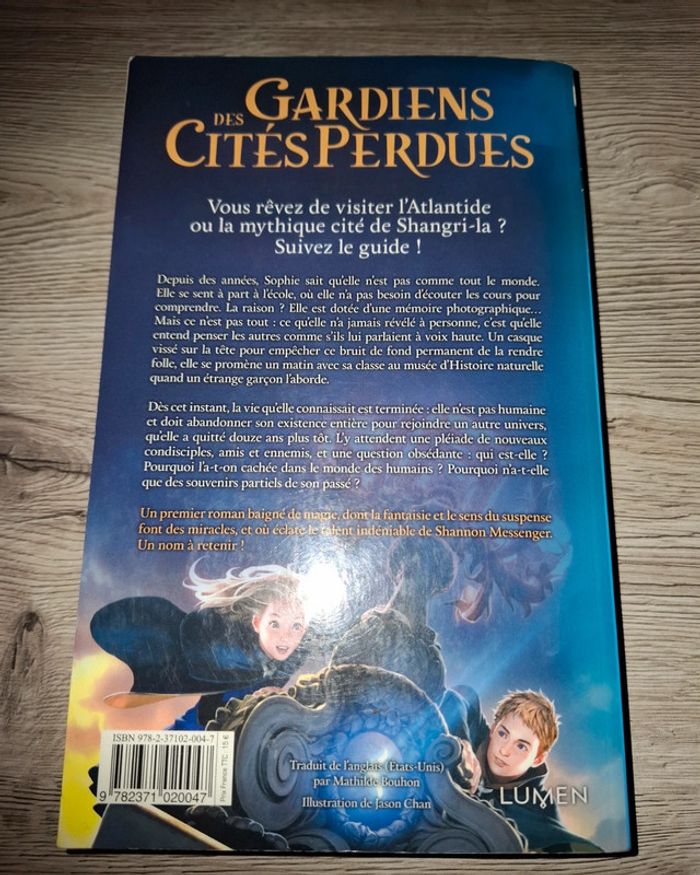 Livre gardiens des cités perdues - photo numéro 2