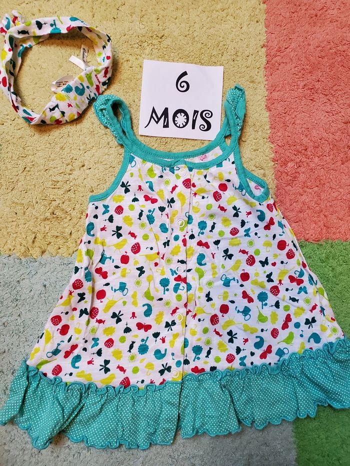 Ensemble robe et bandeau tete - 6 mois- orchestra - TBE - photo numéro 7