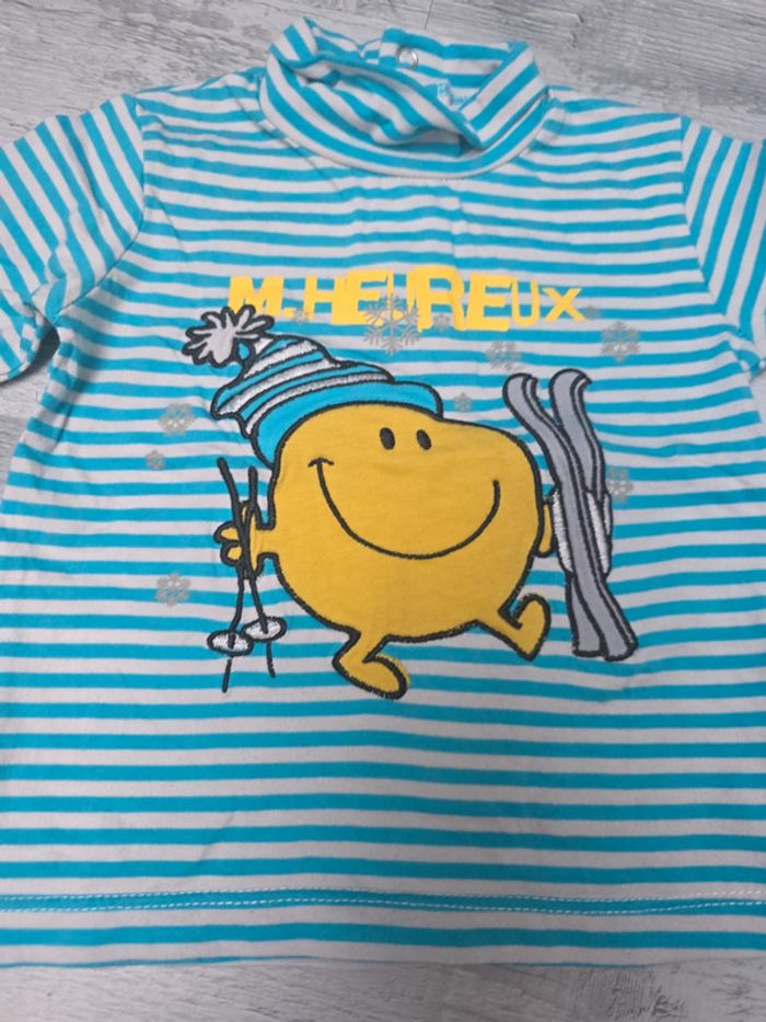 Tee shirt manche longue avec col - photo numéro 3