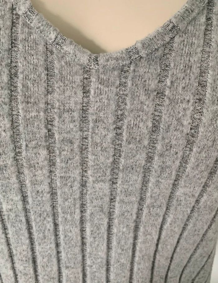 Top tunique gris manches courtes taille L ou 40/42 - photo numéro 10