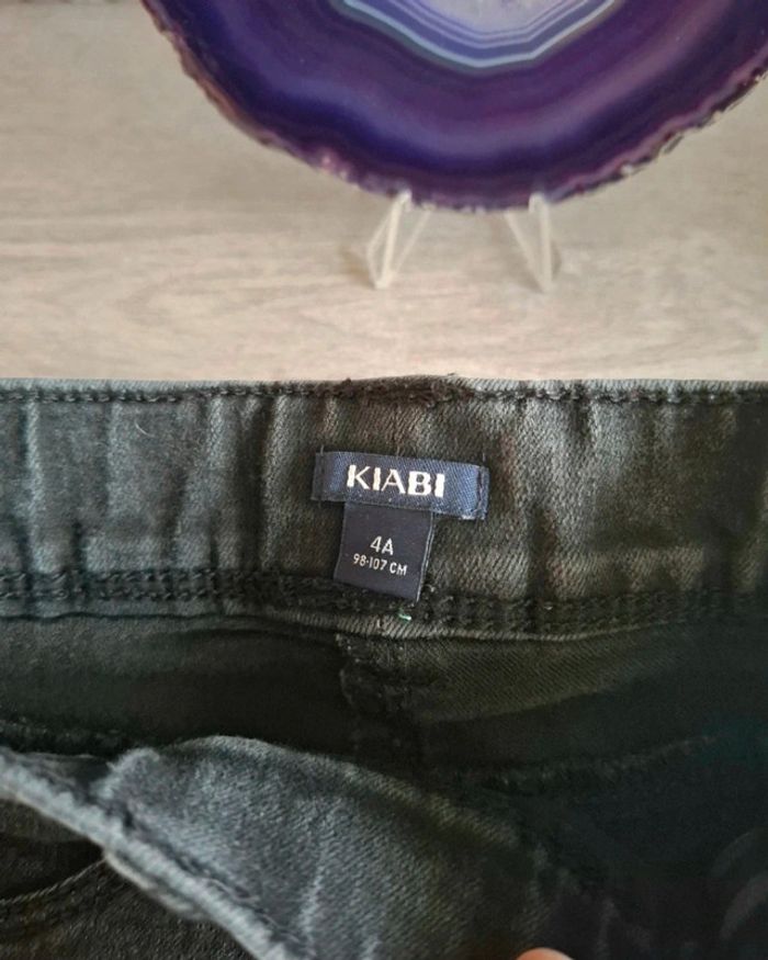 Pantalon jegging fille noir - taille 4 ans - Très bon état - photo numéro 3