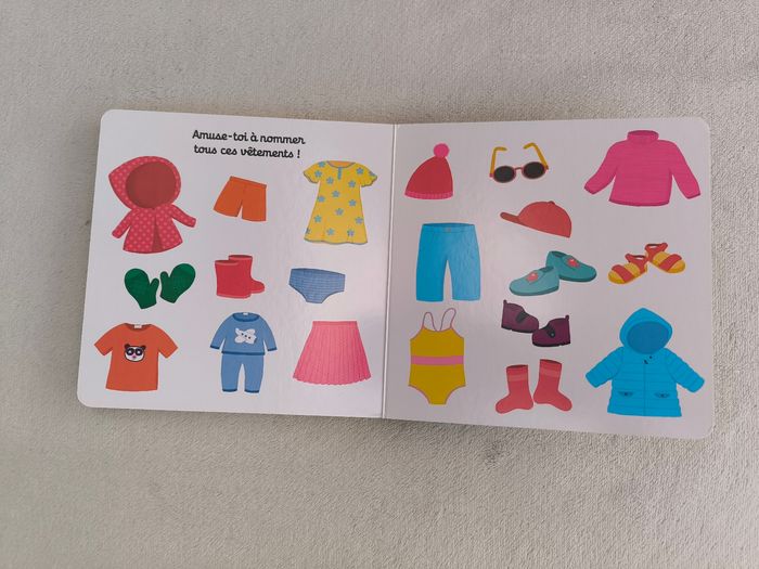 Livre Kididoc Mon imagier des vêtements Nathan - photo numéro 6