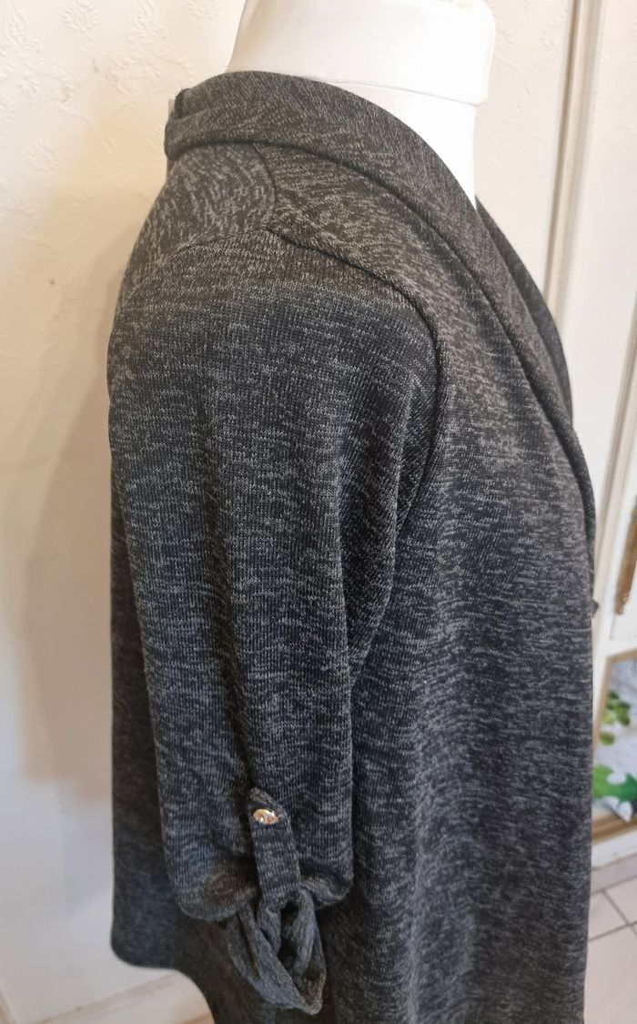 Gilet pendant/cape Gris - photo numéro 7