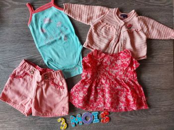 Ensemble sergent major fille 6 mois