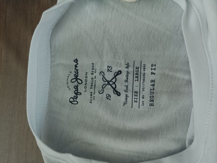 T-shirt manche longue pépé jeans taille L neuf - photo numéro 4