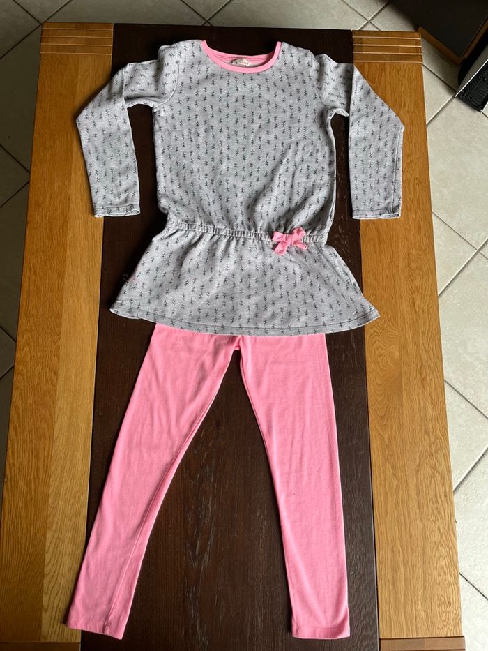 ☆☆ Pyjama fille « DU PAREIL…au même » Taille 8 ans en BEG☆☆