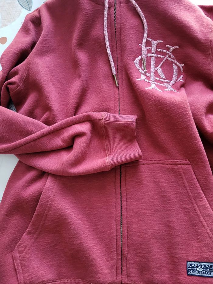 Veste rouge bordeaux Kaporal L - photo numéro 7