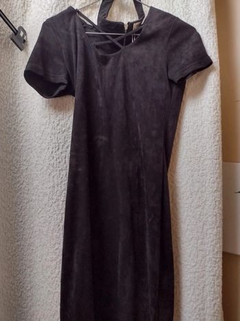 Robe noir effet velours femme taille M 36 only fashion