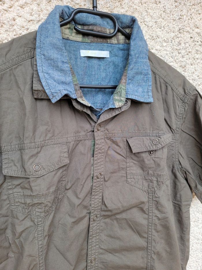 Chemise cargo militaire vintage baggy oversize - photo numéro 2