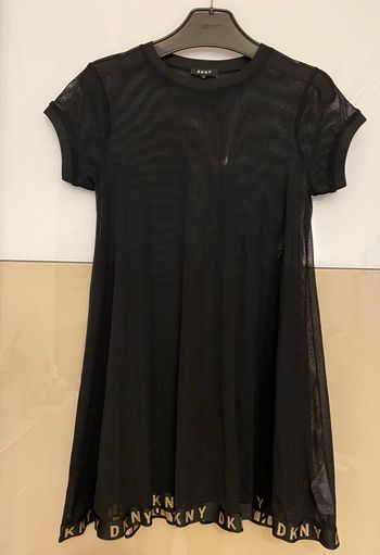 Robe transparente noir 16 ans