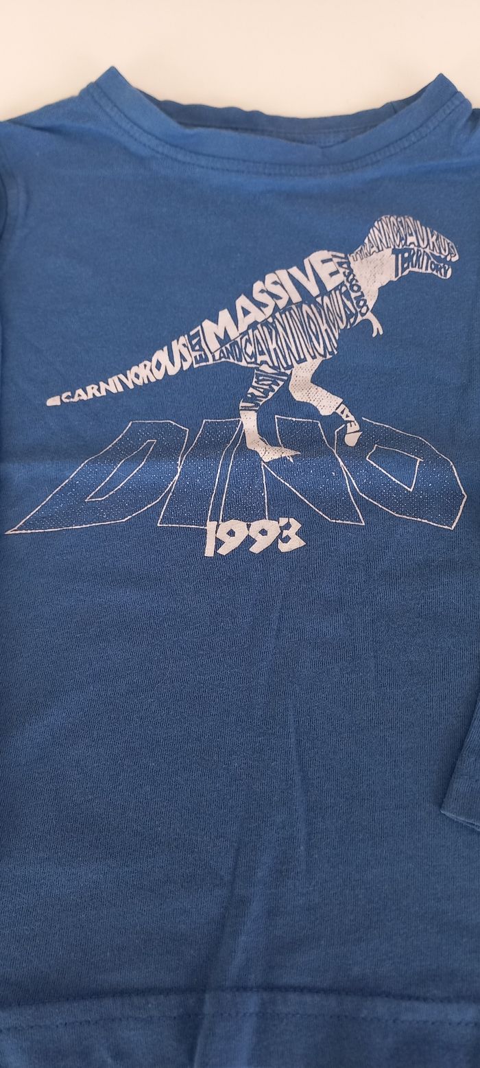 Tee-shirt manches longues bleu - photo numéro 2