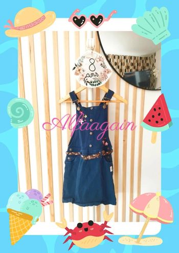Robe salopette Lili marelle 8ans