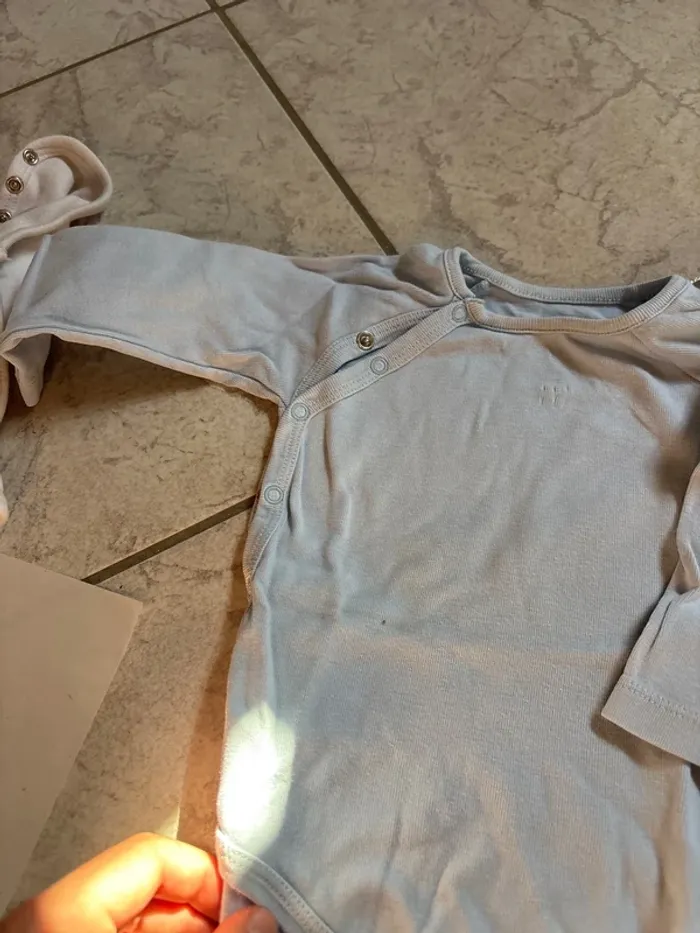 Body petit bateau bleu ciel - photo numéro 3