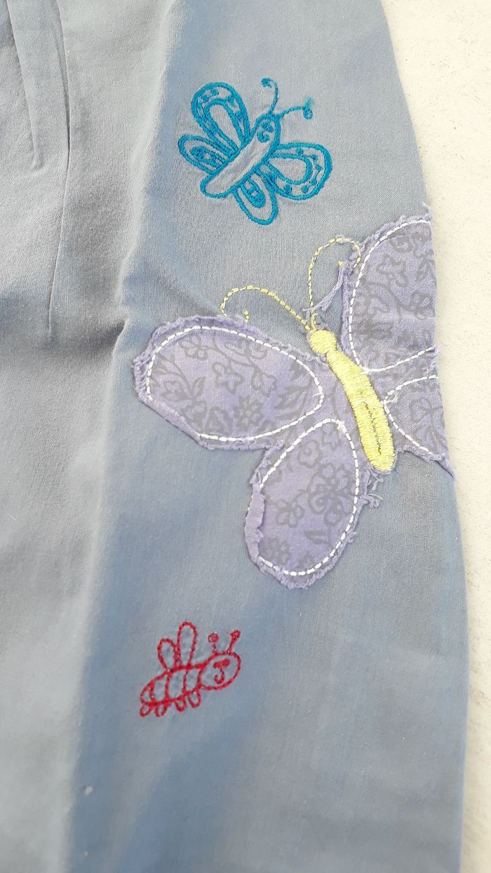 Combishort fleur/papillon - photo numéro 3