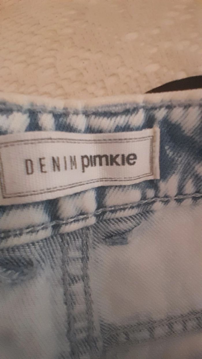 Jeans déchiré, couleur bleu très clair, Taille 38, Marque Denim Pimkie - photo numéro 9