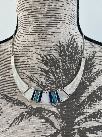 Collier fantaisie, forme Lune