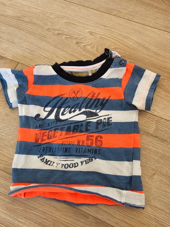 T shirt 12 mois Tricky Tracks garçon