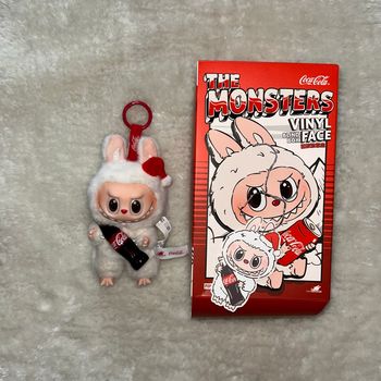 Peluche porte clé Labubu Coca cola
