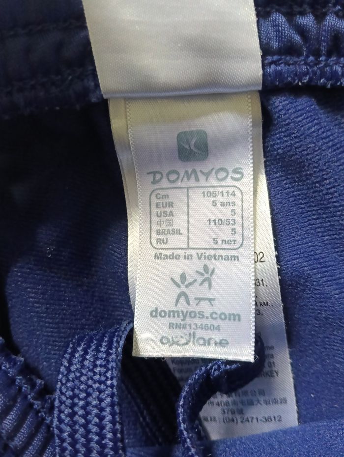 Jogging bleu marine Domyos 5ans - photo numéro 3