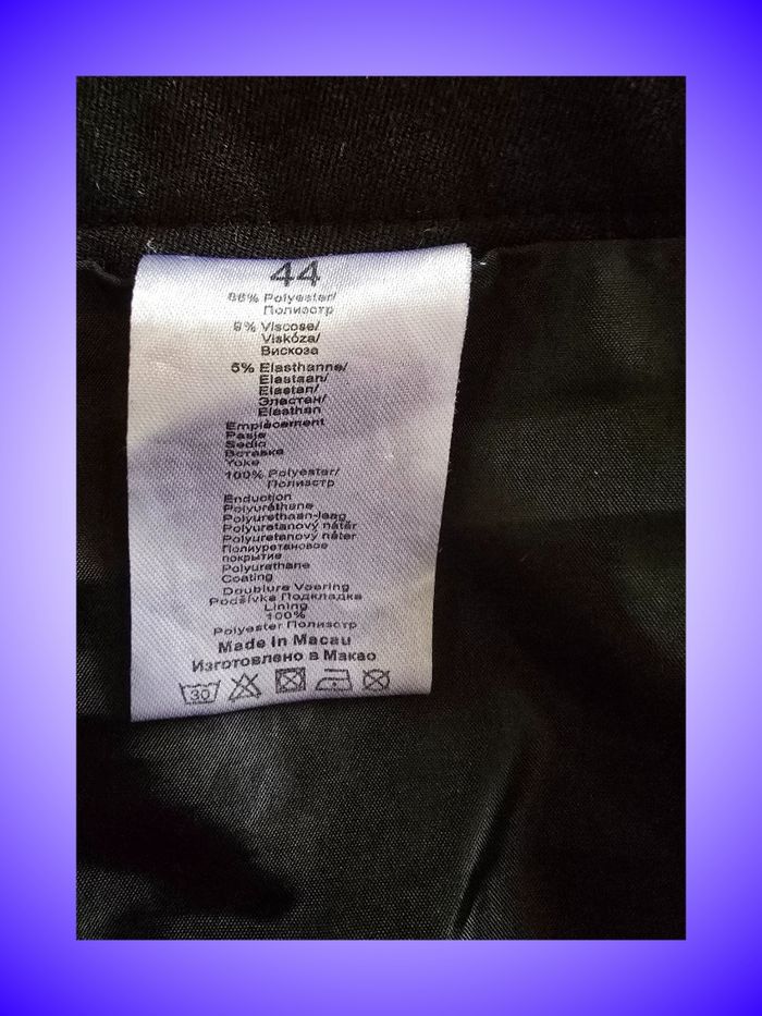 Jupe Patineuse Noire Élégante Blancheporte – Bande Simili Cuir Asymétrique – Taille 44 XXL – Très Bon État - photo numéro 5