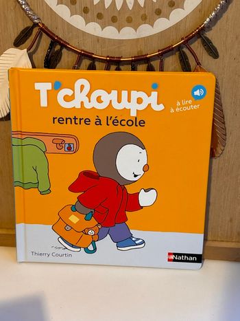 Livre tchoupi rentre à l’école