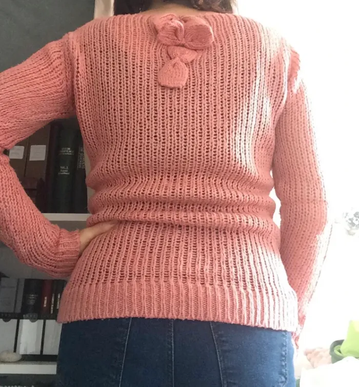 Pull demi saison rose T38 - photo numéro 3