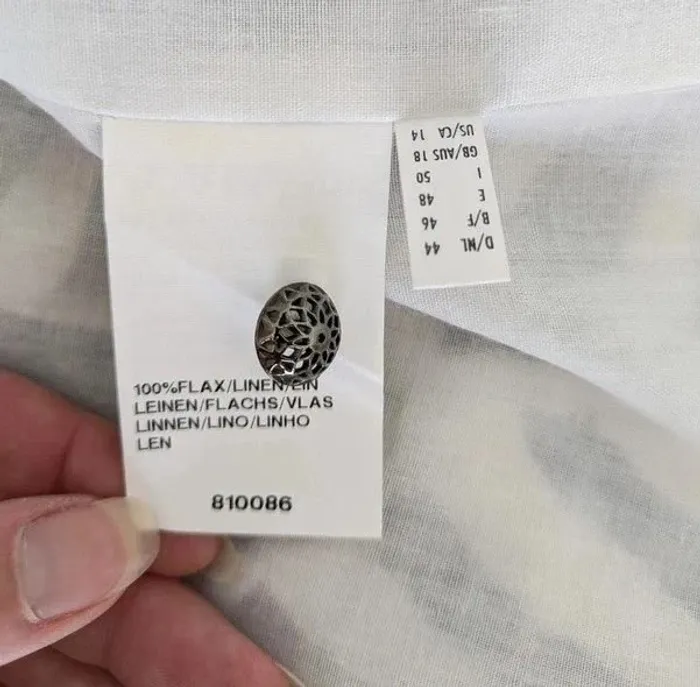 Robe 100% lin manches courtes - Initiative - taille 46 - photo numéro 5