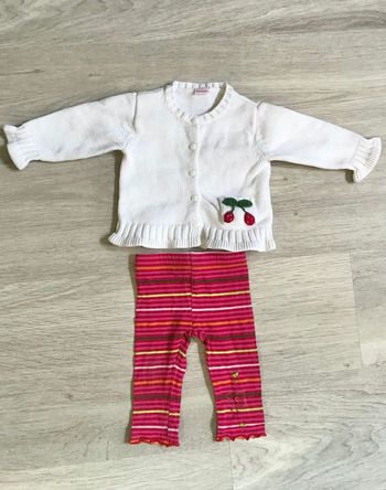 Gilet + leggings 9mois (Orchestra-3suisses)