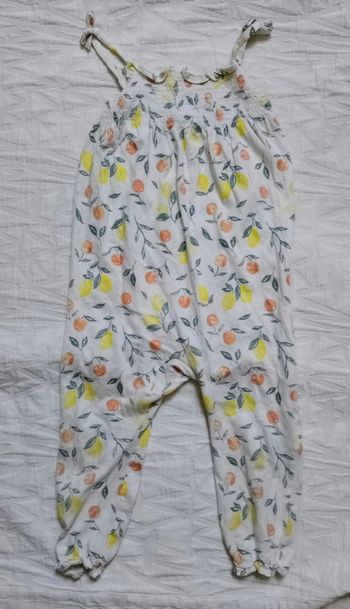 H&M combi combinaison légère citron