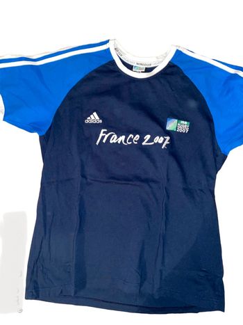 Tee shirt#adidas#rugby#taille L#vintage