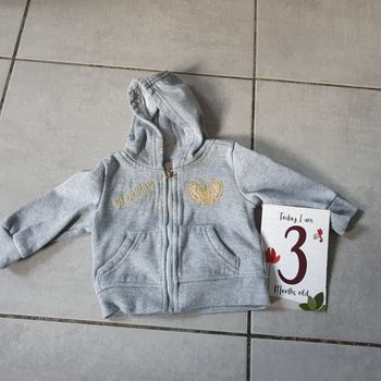 Sweat à capuche 3 mois