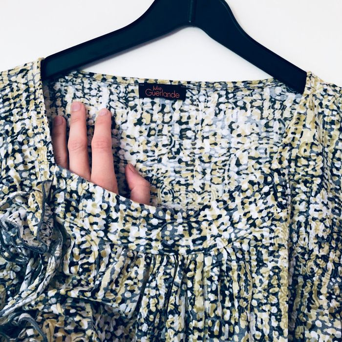 Blouse casual vert amande - photo numéro 3