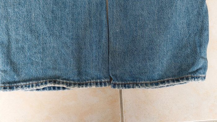 Jean large bleu femme/fille  Stradivaruis Taille 34 - photo numéro 3