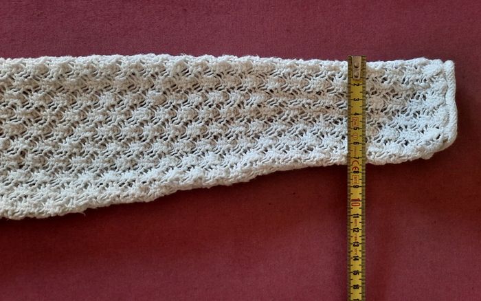 Pull-over ajouré blanc taille S - photo numéro 13