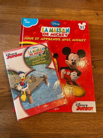 Livre Disney Junior La maison de Mickey Numero 31 avec le DVD Neuf Numéro 31
