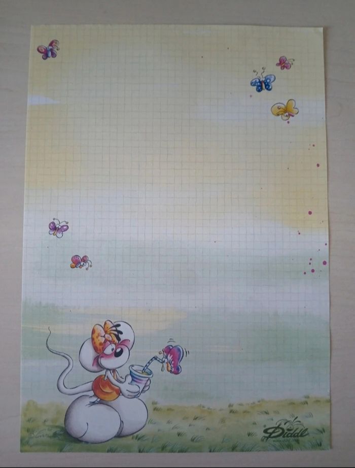 Diddl - Feuille A4 neuve - 0,60€