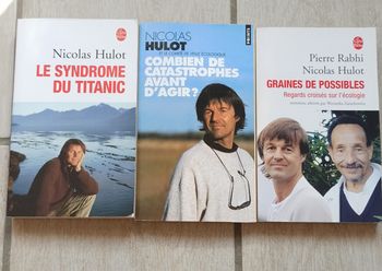 🌍 Lot de 2 livres Nicolas Hulot 🌍