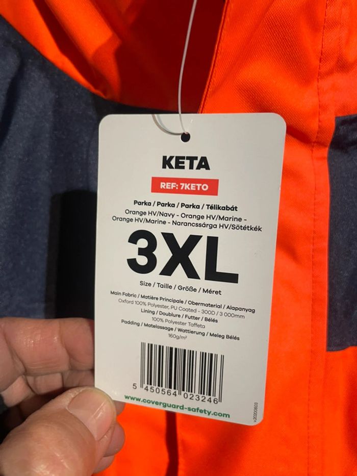 Veste de travail neuve Coverguard - photo numéro 4