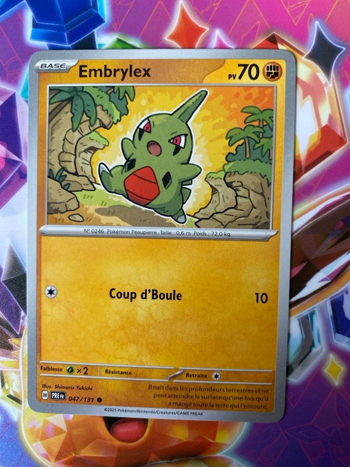 Carte Pokémon commune neuf