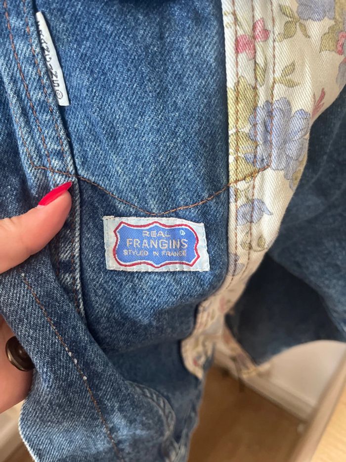 Veste en jean vintage taille M - photo numéro 6