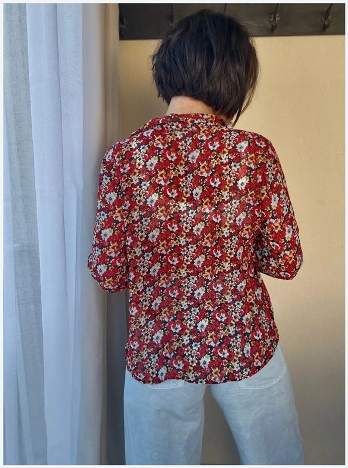 Chemisier fleuri taille S only parfait état - photo numéro 4