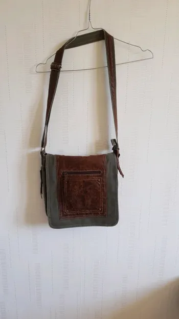 Sac bandoulière kaki