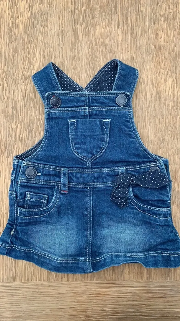 Robe salopette jean 3 mois