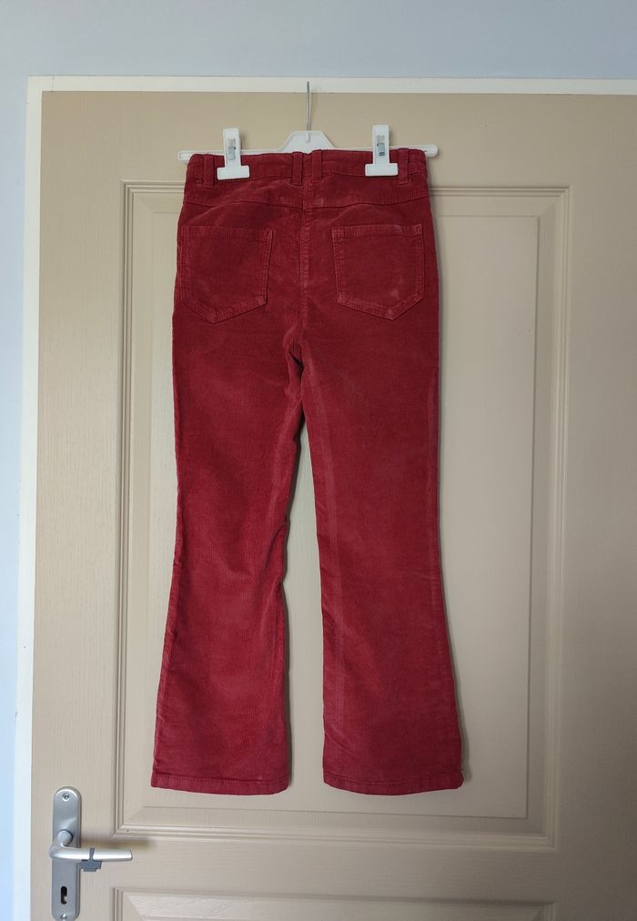Pantalon framboise velours - photo numéro 6